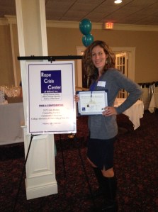 This is my sassy, "I did it! Go me!" pose. With annoying photo redeye. Grr.