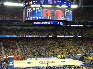 I saw my alma mater play in the Final Four at the Georgia Dome.