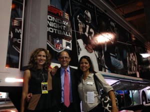 I caught up with co-workers for some Monday Night Football in my new hometown of ATL. One day, I'll enter the Georgia Dome like a normal ticket holder. One day...