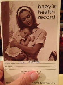 As a baby, I demonstrated freakish upper body strength and food allergies. Alluring, I know.